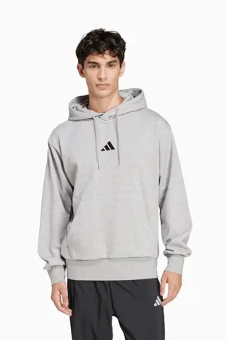 Кофта adidas Essentials Feelcozy Fleece - серый