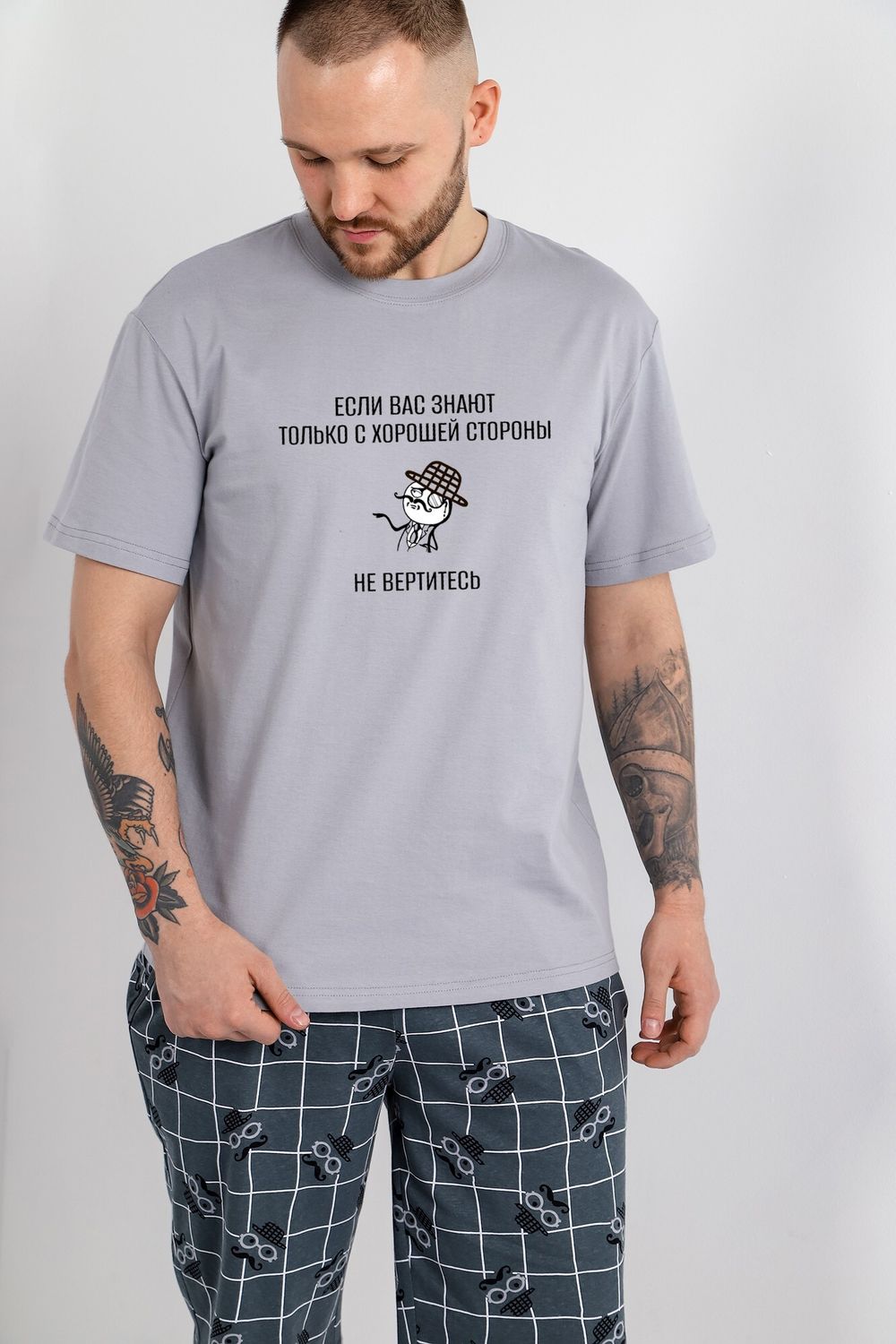 Костюм мужской Чарли-4 Виотекс СВЕТЛО-СЕРЫЙ