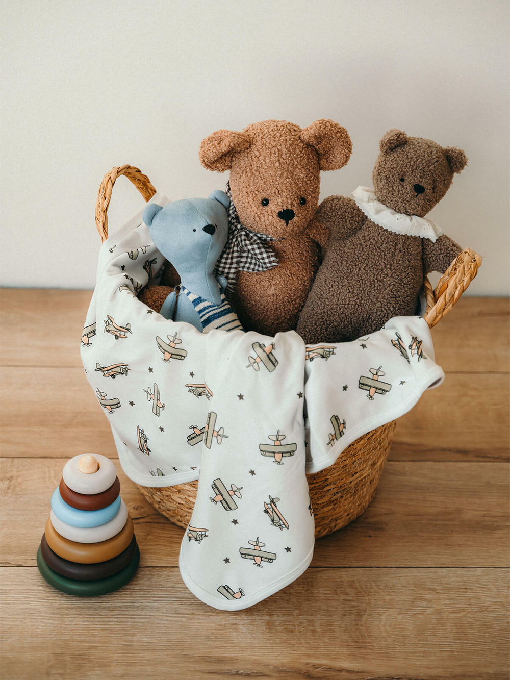 Двусторонний плед Mjölk Самолёты, уценка