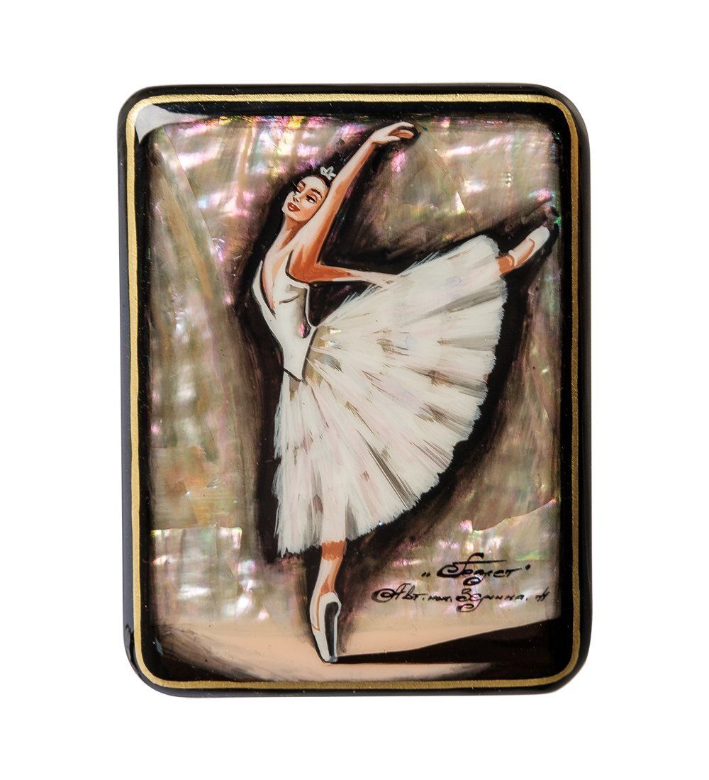Народные промыслы ШК-55/133-A Шкатулка «Балет» исп.Земина