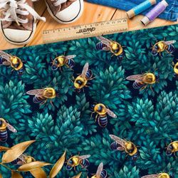 Ткань Барби насекомые в сумерках