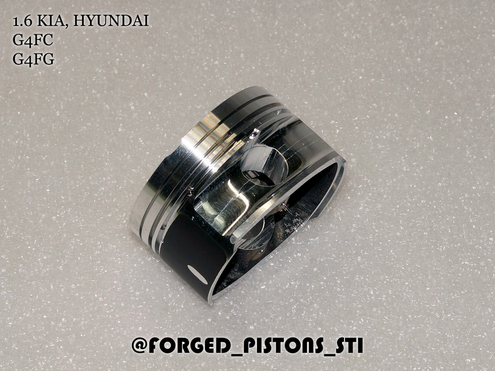 Кованые поршни СТИ 316.06 KIA, Hyundai 1,6 G4FC, G4FG Forged Pistons STI