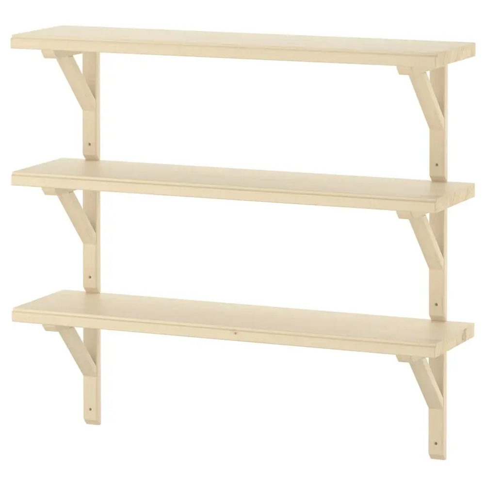Комбинация настенных полок - TRANHULT/SANDSHULT IKEA, ТРАНГУЛЬТ/ САНДСХУЛЬТ ИКЕА, 75х80х20 см, дерево