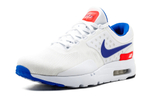 Nike Air Max Zero Ultramarine all-match beautiful non-slip lightweight low-top running shoes for men and women the same white and blue