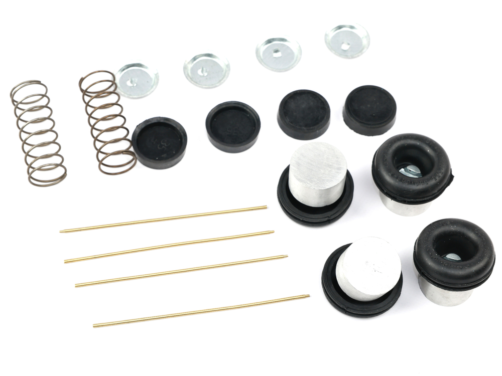 Ремкомплект колёсного цилиндра на рабочий тормоз УРАЛ 375 (полный, 6 наим., 22 шт., СК375-3501031-03, 375-3501050, 375-3501058, 375-3501167, 375-3501051, 375-3501052, 375-3501053) RUATI