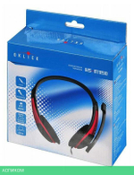Наушники Oklick HS-M150 NO-003N черный/красный (359486)