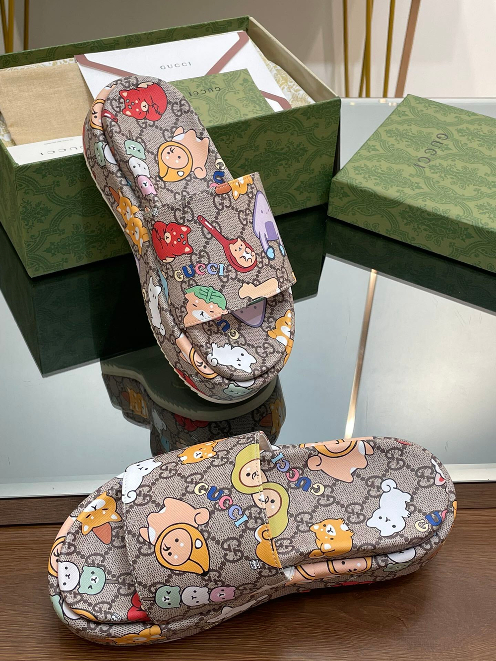 Gucci Platform Slide Sandal