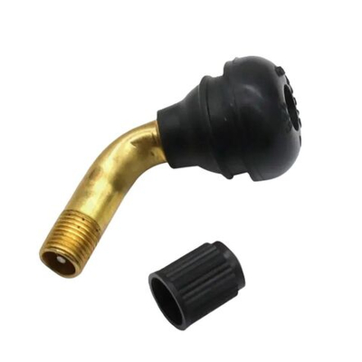 Вентиль ниппель PVR60 изогнутый для мототехники