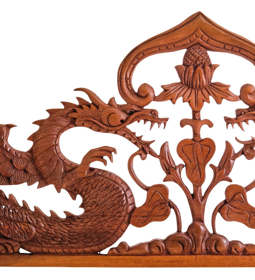 Decor and Gift 17-119 Панно резное «Два дракона» (суар, о.Бали)