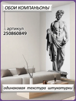 3D Фотообои объемные античная скульптура мужчины