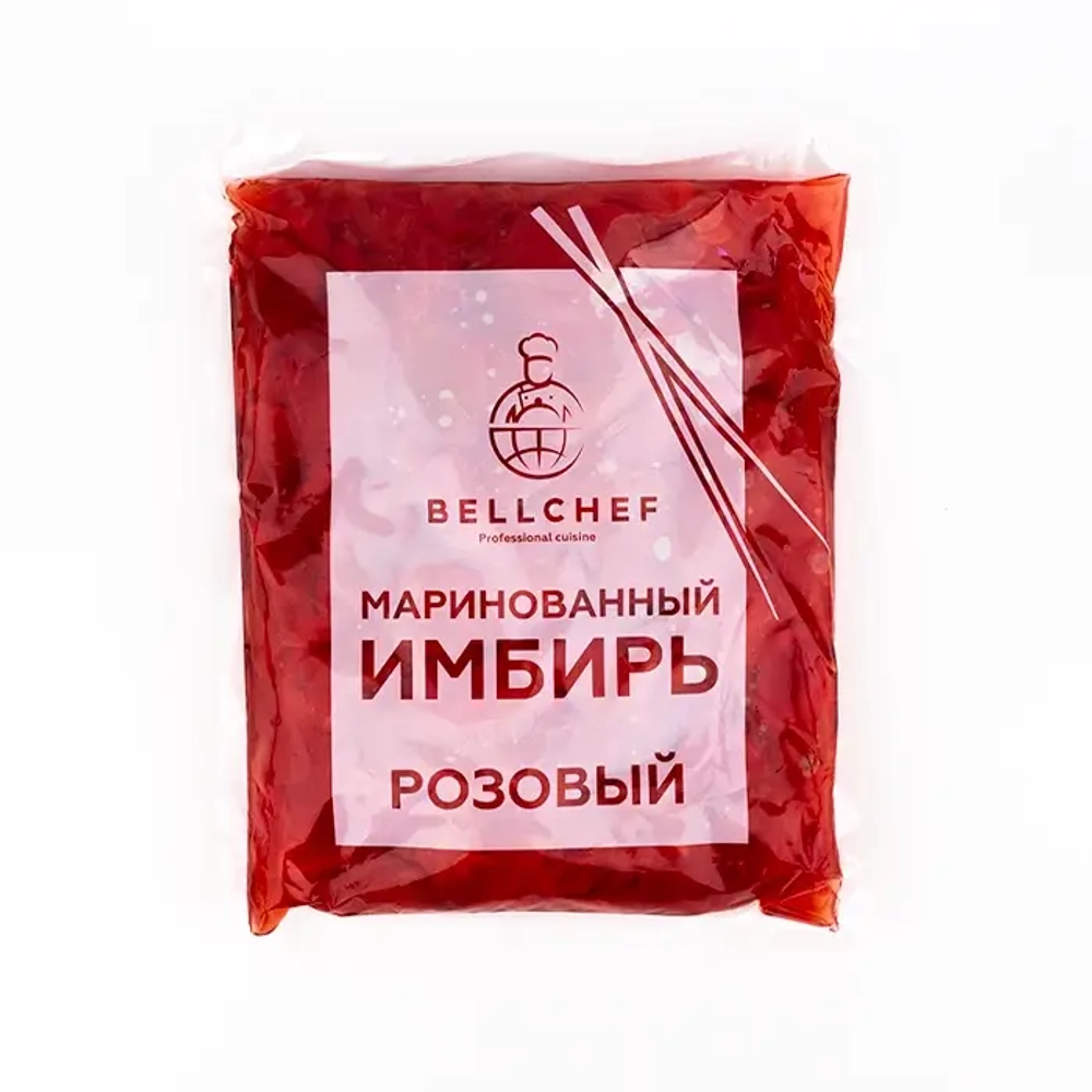 Имбирь маринованный розовый "Bellchef" 1 кг (Китай)