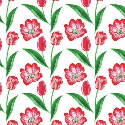 Тюльпаны и листики