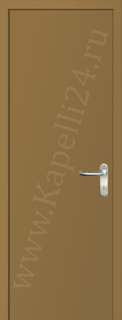 Дверь влагостойкая пластиковая KAPELLI multicolor ДГ RAL 1011 Коричнево-бежевый + коробка