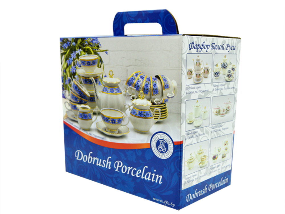 Сервиз чайный 15 предметов "Романс" (Серпантин), Беларусь.