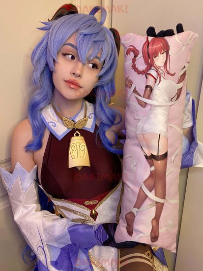 Мини дакимакура Макима из Человек-бензопила арт. M0985, 60х20 см