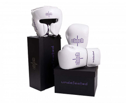 Шлем боксерский Clinch Undefeated белый C162