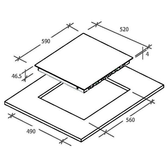 Электрическая варочная панель Candy CH 64 FX