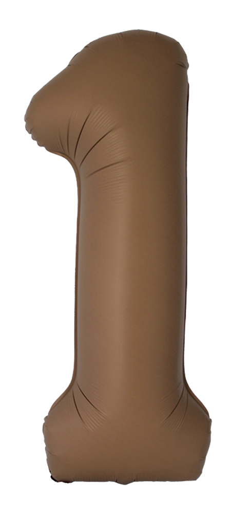 FM (40&#39;&#39;/102 см) Цифра, 1 Slim, Шоколад, Матовый, 1 шт. в уп.