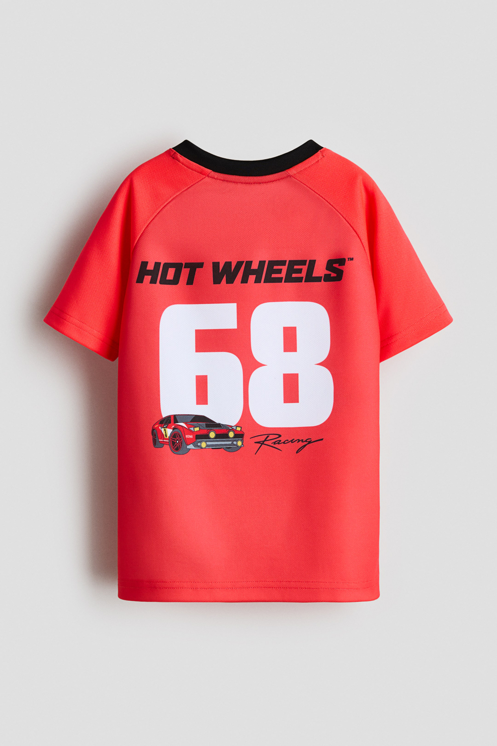 H&M Комплект из футболки и шорт с принтом, красный