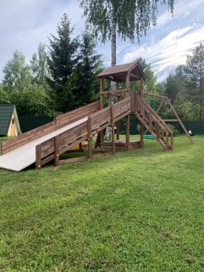 Зимняя горка "Метелица" 12 метров и 4,5 метра