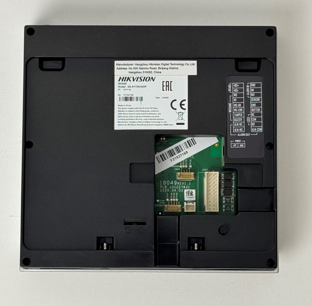 Терминал доступа (Hikvision) DS-K1T201AMF