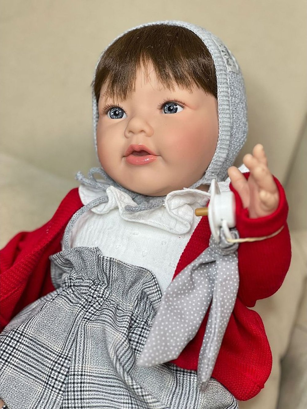 Кукла Nines 48см Guille мягконабивная в пакете (N4800K1)