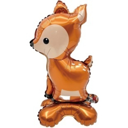 Шар 3D (23""/58 см) Фигура на подставке, Лесной Олень, 1 шт. в уп. З90