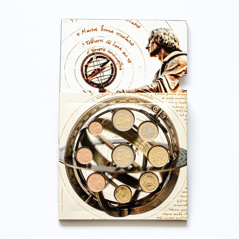 Malta 2023 Euro Coin Set – Including €2 Copernicus BU in Blister
