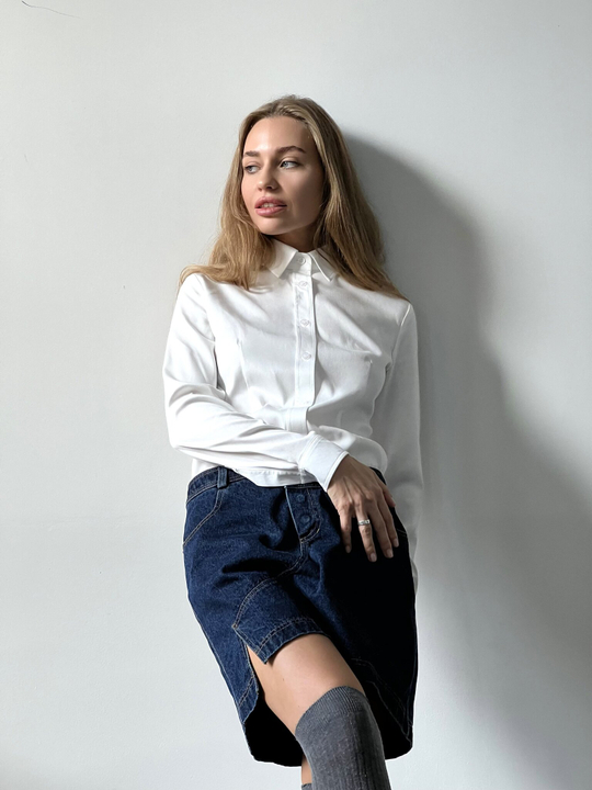 Рубашка Уважение, Экрю