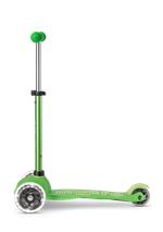 Самокат Mini Micro Deluxe Зеленый LED