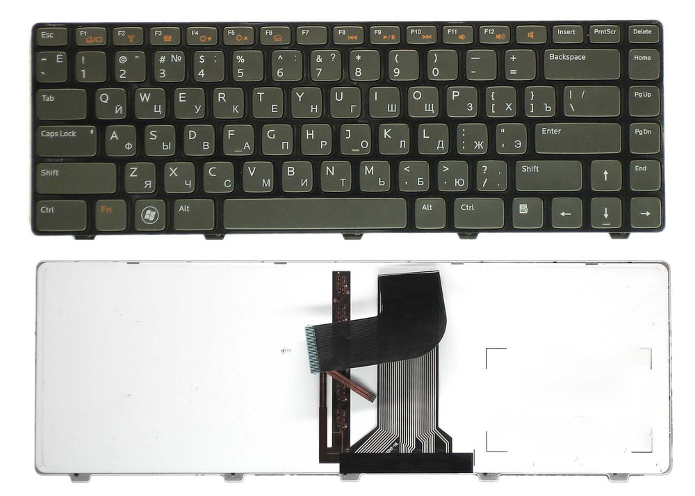 Клавиатура для ноутбука Dell XPS 15 L502X N4110 M5040 N5050 N5040 черная с подсветкой