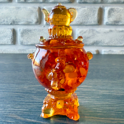 Самовар с чайником малый