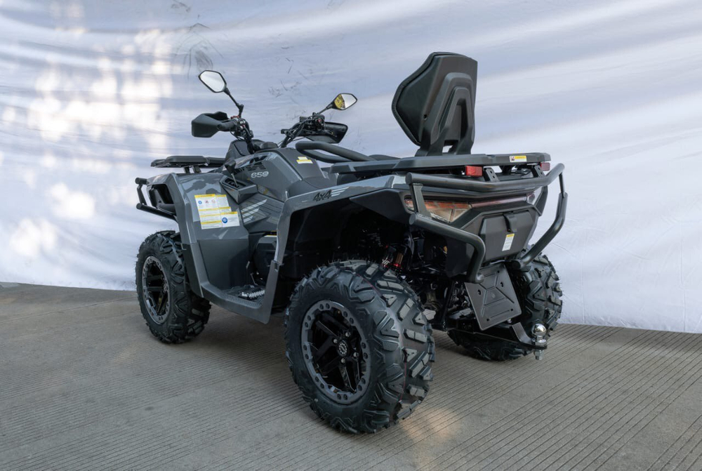 Квадроцикл HND QRX 650 PRO С ПРОБЕГОМ темно-серый