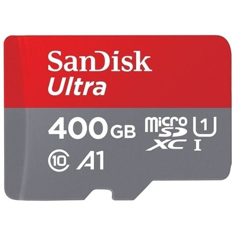 Карта памяти SanDisk Ultra microSDXC Class 10 UHS Class 1 A1 100MB/s 400GB + SD adapter (SDSQUAR- 400G)