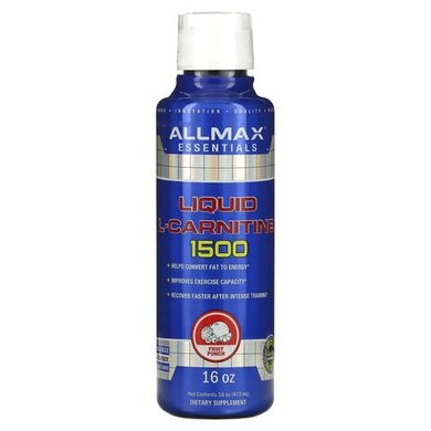 ALLMAX, жидкий L-карнитин 1500, фруктовый пунш, 473 мл (16 уний)