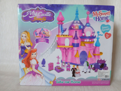 Игровой домик "Волшебный замок" 29020-SG, для кукол, с мебелью, пластик, 35 см, 5-7 лет