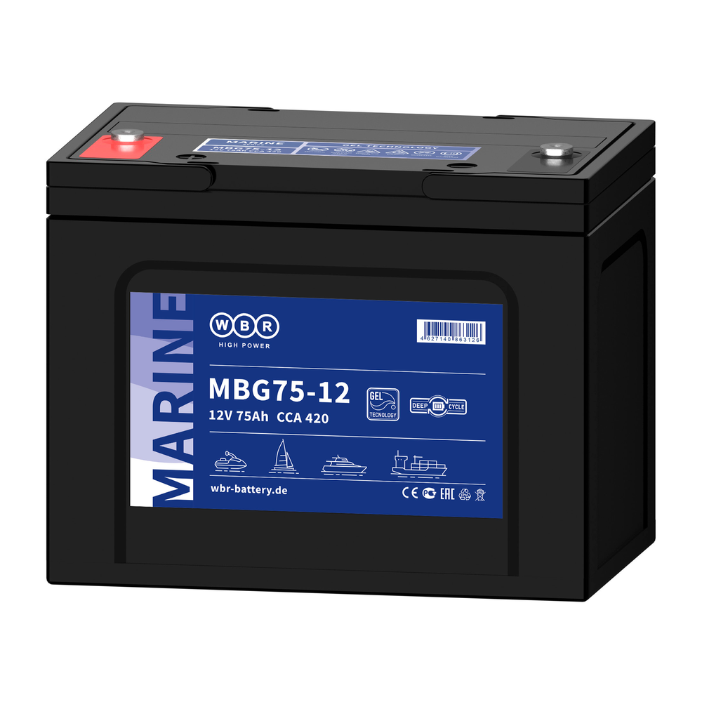 Аккумулятор WBR MBG 75-12 (GEL)