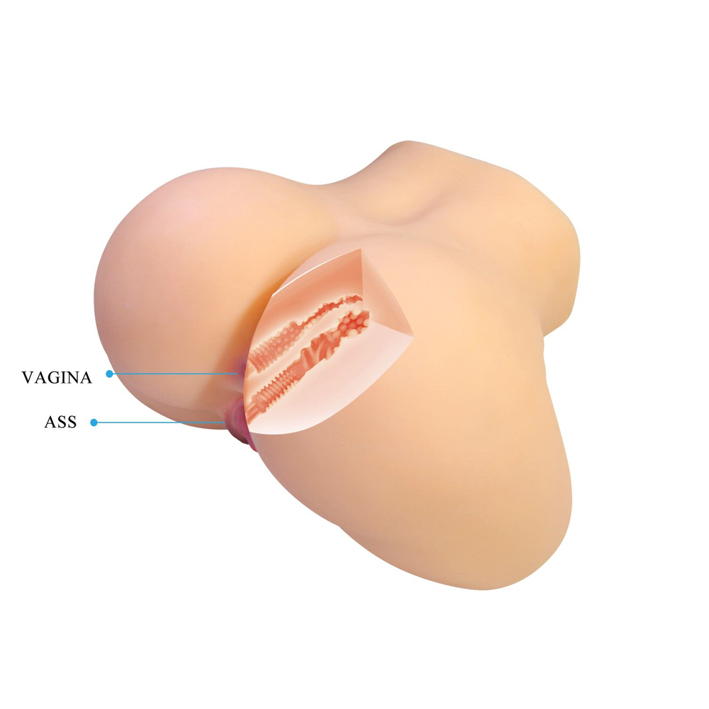 Мастурбатор Baile Liora с 2 любовными тоннелями