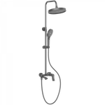 Душевая система 35к HB24553-3 HAIBA лейка "Тропический душ" оружейная сталь