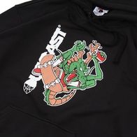 Худи OUTCAST х IGNAT&#39;EV INK Аллигатор, черный