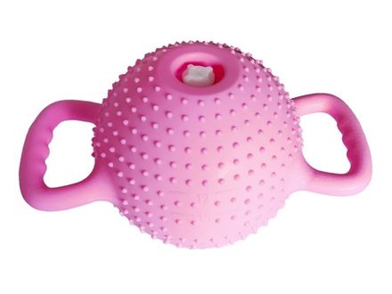 Гиря для пилатеса с шипами водоналивная. YJ-COC-M  (розовый)