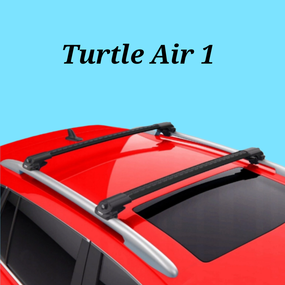 Багажник Turtle Black AIR 1 на рейлинги