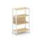Shelf System Односекционный стеллаж трехярусный SN.STM-311 Акация Лорка/Металл Белый 810*400*1246