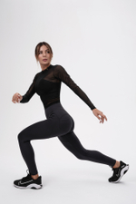 Женский лонгслив NEBBIA 847 Women's Mesh Long Sleeve Top INTENSE Sheer Gold