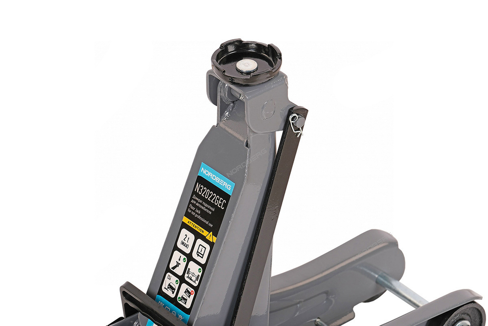 NORDBERG (N32022GEC) Домкрат подкатной для автолюбителя в кейсе, 2 т
