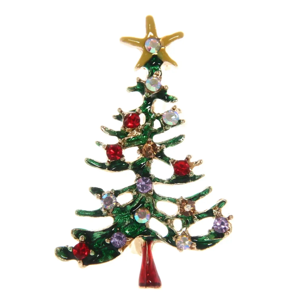 Брошь «Рождественское чудо - Ёлочка», 4,5*3см