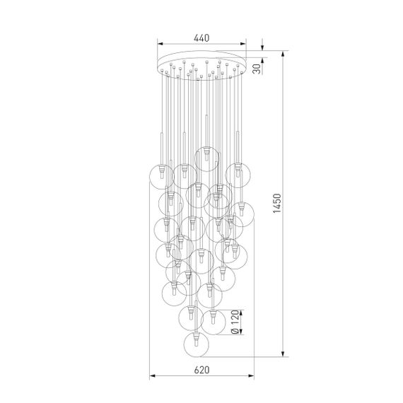 Подвесная люстра TK Lighting 10099 Nilos