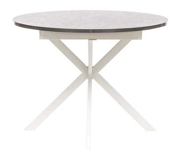 Стол раздвижной Leset Капри Камень темный/Белый