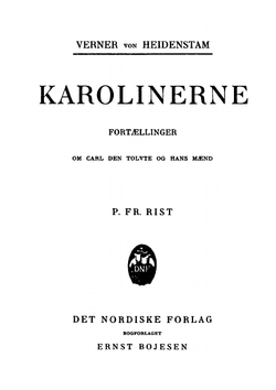 Karolinerna | Verner von Heidenstam