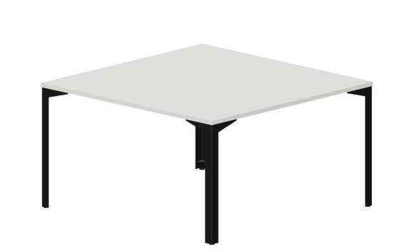 Составной стол на 2 рабочих места 138х136,6х75см, без отверстий